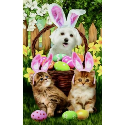 SUN28849 EASTER BUNNY IN TRAINING, 300, 23