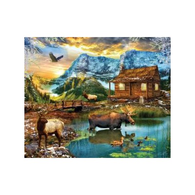 SUN46021 WHITE MOUNTAIN CABIN, 1000 21