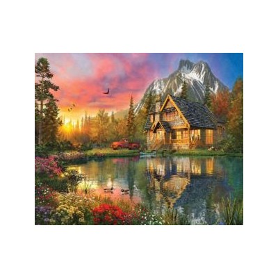 SUN50071 MOUNTAIN CABIN, 1000 22