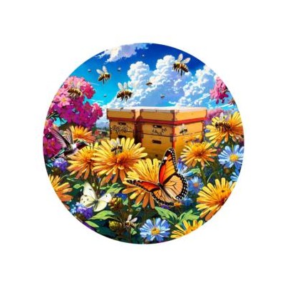 SUN71819 BUTTERFLIES AND BEES, 500, 25