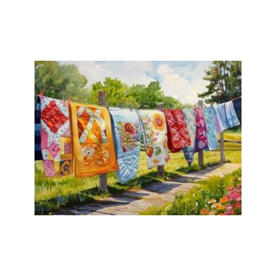 SUN77112 QUILTS ON THE LINE, 1000, 25