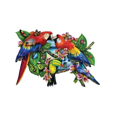 SUN95278 PARROTS IN PARADISE, shape, 09
