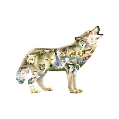 SUN96038 MEADOW WOLF, shape, 19
