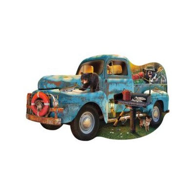 SUN97032 BLUE TRUCK, shaped, 20
