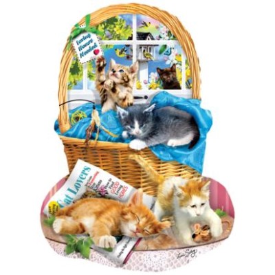 SUN97058 FREE KITTIES, shaped, 20
