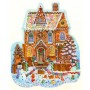 SUN97179 GINGERBREAD HOUSE, shape, 17x
