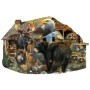SUN97186 WILDLIFE CABIN, shaped, 20