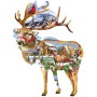 SUN97295 REINDEER TRAINING, shape, 17x
