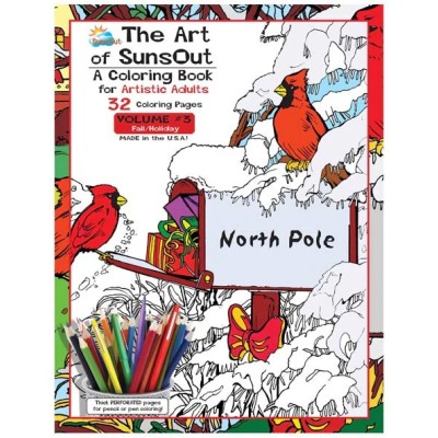 SUN98300 VOLUME 3 - Fall /Holiday Coloring Book *