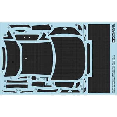 TAM12658 SUBARU BRZ CARBON DECAL 1/24.