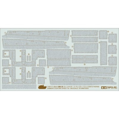 TAM12672 STURMTIGER ZIM SHEET 1/48