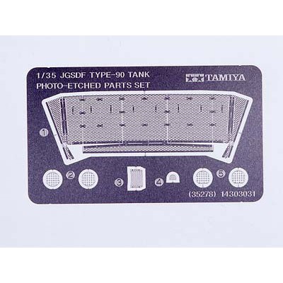 TAM35278 JGSDF TYPE 90 TANK PH.ETCH.PARTS 1/35
