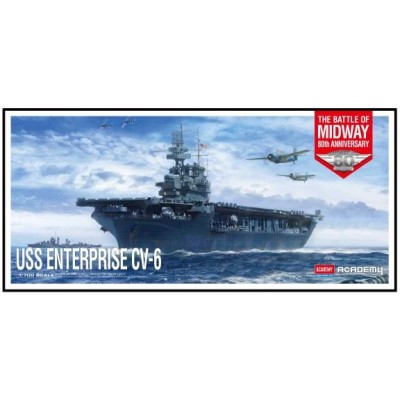 ACA14409 USS CV-6 ENTERPRISE, Battle of Midway, 1/700