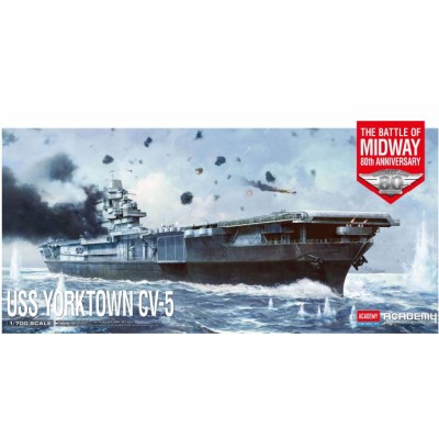 ACA14229 USS YORKTOWN CV-5 "Battle of Midway" 1/700