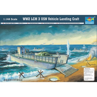 TRU00102 US NAVY LCM(3) LANDING CRAFT 1/144