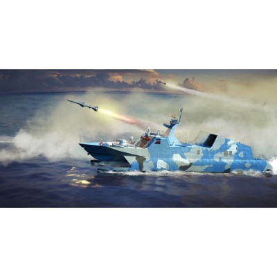 TRU00108 PLA NAVY TYPE 22 MISSILE BOAT 1/144...