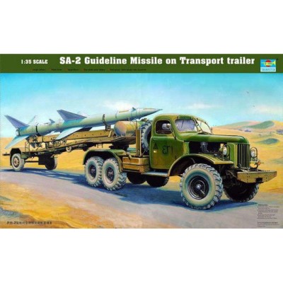 TRU00204 SA-2 GUIDED MISSILE w loading cabin 1/35