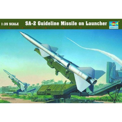 TRU00206 SA-2 GUIDED MISSILE ON LAUNCHER 1/35