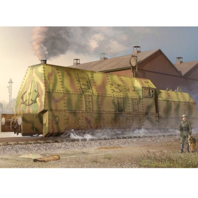 TRU00219 GERM.BR.57 ARM.STEAM LOCO. 1/35