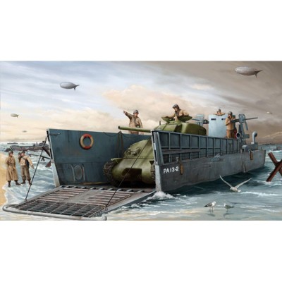 TRU00347 WWII US NAVY LCM(3) LANDING CRAFT 1/35