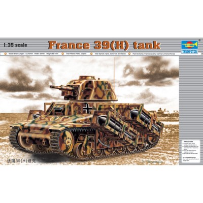 TRU00352 FRENCH 39(H)TANK SA 38 37mm 1/35