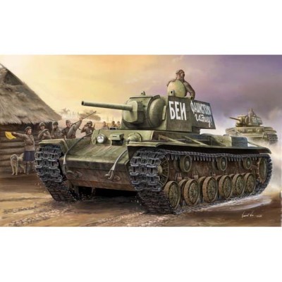 'TRU00356 RUSS. KV-1 MOD.''41/KV SML.TURR.TANK 1/35'