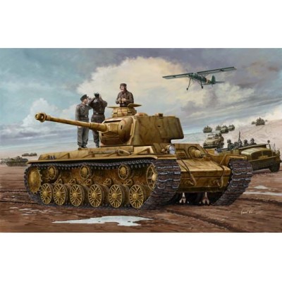 TRU00366 GERMAN PZ KPFM KV-1 756(R) TANK 1/35