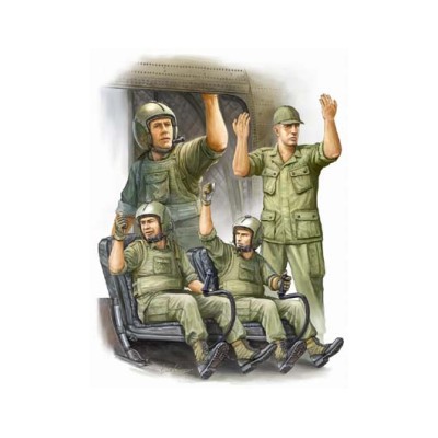 TRU00417 US ARMY CH-47 COPTER CREW IN VIETNAM1/32