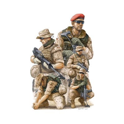 TRU00421 MOD.GERM.ISAF NATO SOL./AFGAN.SET 1/35