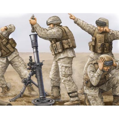 TRU00423 MODERN US MARINE M252 TEAM FIG.SET 1/35...