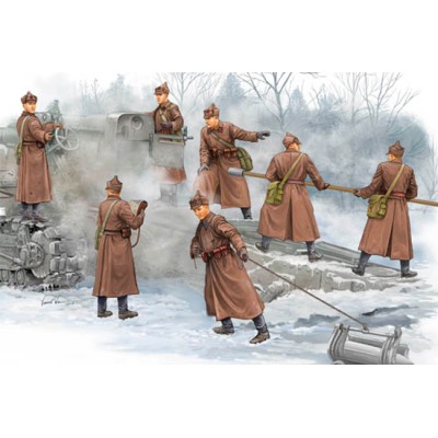 TRU00427 SOVIET B-4 ARTIL.CREW FIG.SET(7)1/35