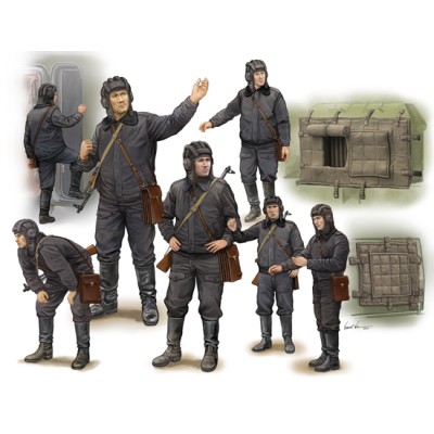 TRU00434 SOVIET SOLDIER-SCUD B CREW 1/35