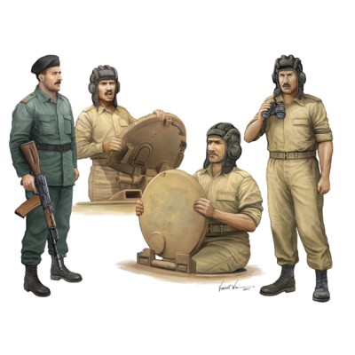 TRU00439 IRAQI TANK CREW 1/35