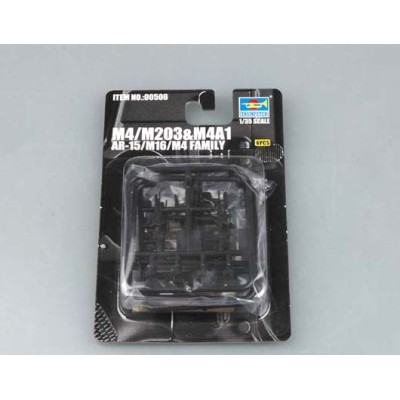 TRU00506 AR15/M16/M4 FAMILY M4 MACHINE GUN 1/35