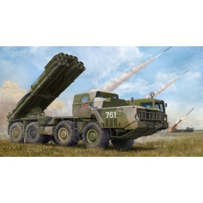TRU01020 RUSSIAN SMERCH M MRLS ROCKET LAUNCHER 1/35