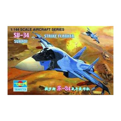 TRU01329 SU-34 STRIKE FLANKER 1/144