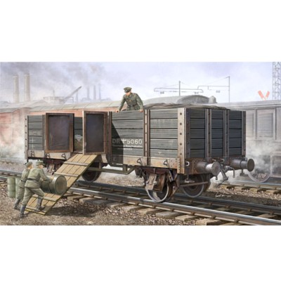TRU01517 GERMAN ARMY RAILWAY GONDOLA 1/35