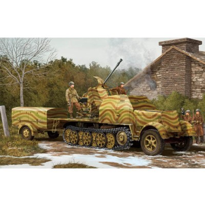 TRU01527 GERM.3.7CM FLAK 43 ON SDKFZ7/2 8TON 1/35