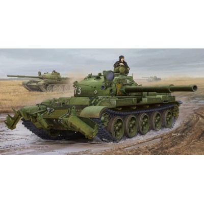 TRU01550 T-62 MOD.1975/KMT-6 MINE PLOW 1/35