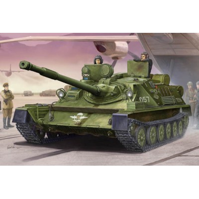 TRU01588 RUSS.ASU85 AIRB.ASSAULT GUN MOD.TK,DEST. 1/35