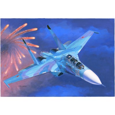 TRU01645 SUKHOI SU-27UB FLANKER C FIGHT.1/72