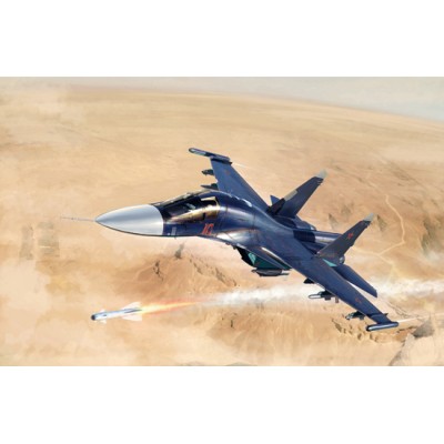 TRU01652 RUSS. SU-34 FULLBACK FIGHTER-BOMBER 1/72