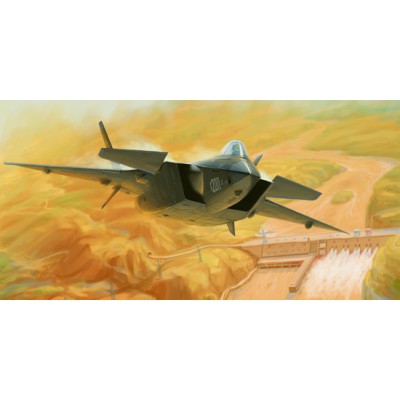 TRU01665 CHINESE J-20 MIGHTY DRAGON 1/72