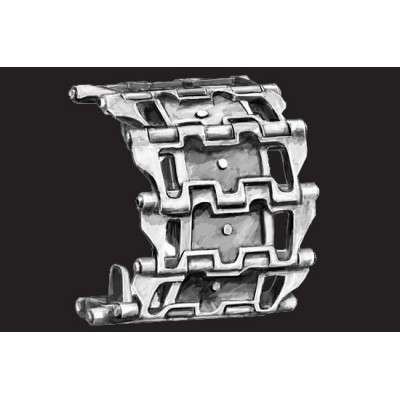 TRU02047 PT-76 TRACK LINK SET 1/35 4/12