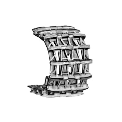 TRU02048 VK-3001 WORK.TRACK LINK SET(180L) 1/35