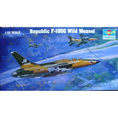 TRU02202 US REPUBLIC F-105G WILD WEASEL 1/32