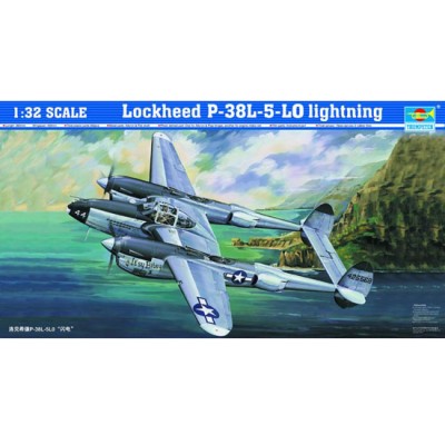 TRU02227 LOCKHEED P-38L-5-LO LIGHTNING 1/32