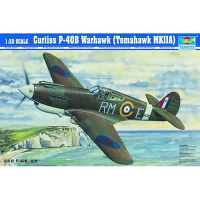 TRU02228 CURTISS P-40B WARHAWK 1/32
