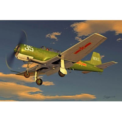 TRU02240 CHINESE NANCHANG CJ-6, 1/32