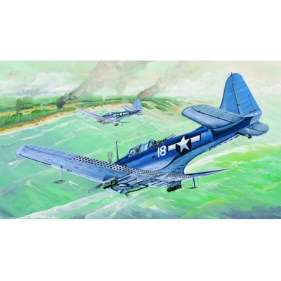 TRU02243 US NAVY SBD-5/A-24B DAUNTLESS 1/32